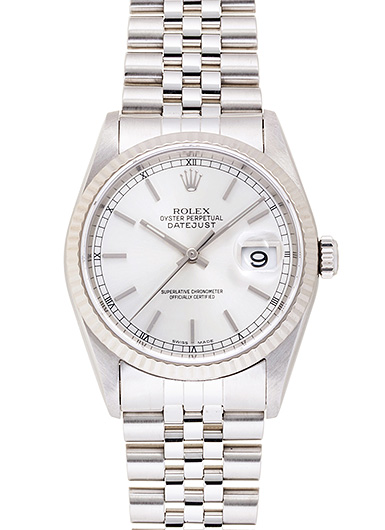 ロレックス デイトジャスト 16234 シルバー 中古