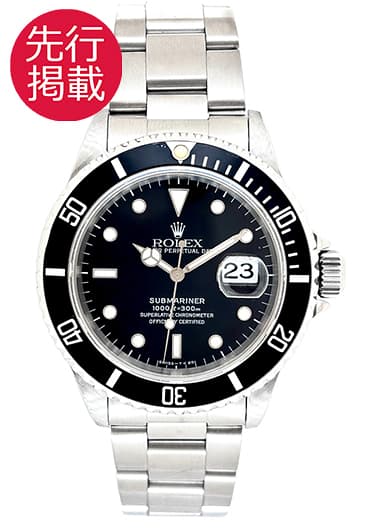 ロレックス サブマリーナ デイト 16610 ブラック 中古