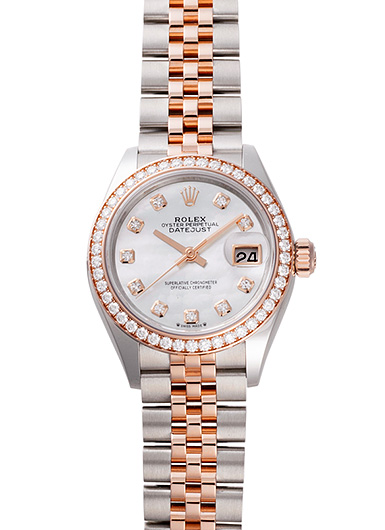 ロレックス デイトジャスト 28 279381RBR ホワイト 未使用品