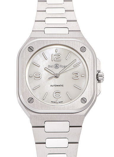 ベル＆ロス BR05 BR05A-S-MP-ST/SST ホワイト 新品