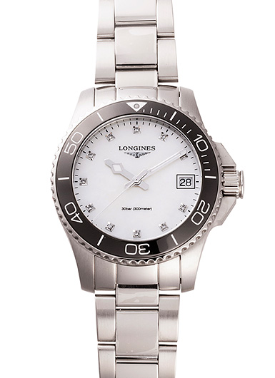 ロンジン ハイドロ コンクエスト L3.370.4.87.6 ホワイト 新品