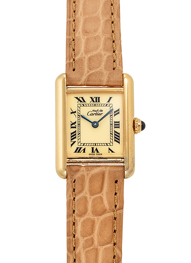 カルティエ マストタンク　ヴェルメイユ W1003153 アイボリー 中古