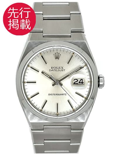 ロレックス オイスタークォーツ デイトジャスト 17000 シルバー 中古