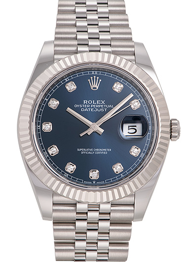 ロレックス デイトジャスト41 126334G ブルー 新品未使用