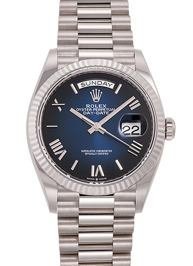 ロレックス デイデイト 36 128239 ブルー 未使用品
