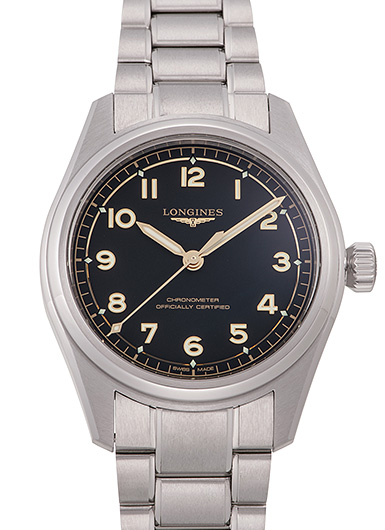 ロンジン スピリット パイロット L3.809.4.53.6 ブラック 新品