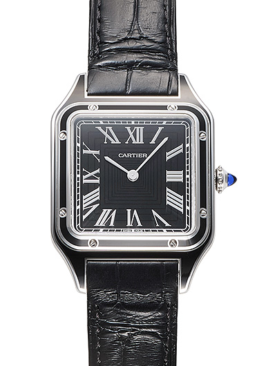 カルティエ サントス デュモン WSSA0046 ブラック 中古