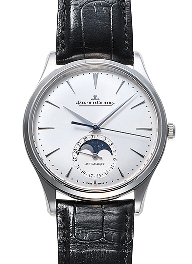 ジャガー・ルクルト マスターウルトラスリム ムーンフェイズ Q1368430 シルバー 中古