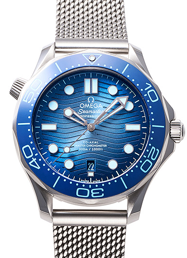 オメガ シーマスター ダイバー 300M 210.32.42.20.03.002 サマーブルー 中古