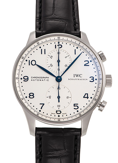 IWC ポルトギーゼ クロノグラフ IW371446 シルバー 中古