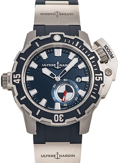 ユリス・ナルダン ダイバー ディープダイブ 3203-500/93 ブルー 新品未使用