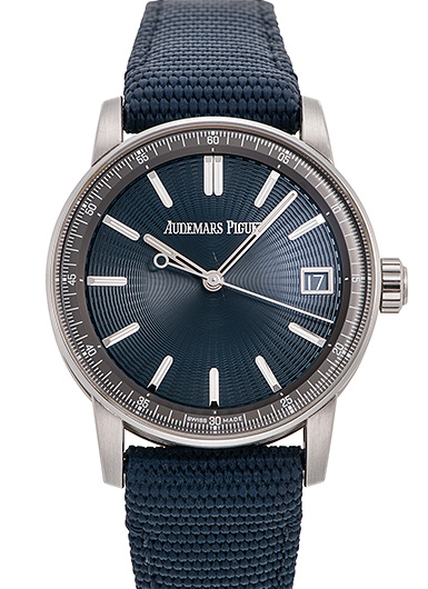 オーデマ・ピゲ コード 11.59 バイ オーデマ・ピゲ 15210ST.OO.A348KB.01 ブルー 中古