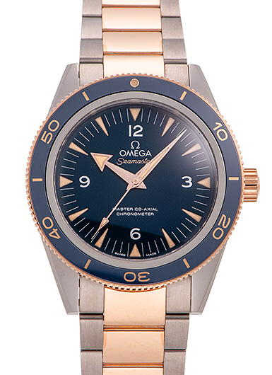 オメガ シーマスター300 マスターコーアクシャル 233.60.41.21.03.001 ブルー 新品