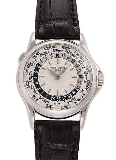 パテックフィリップ ワールドタイム 5110G-001 シルバー 中古