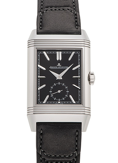 ジャガー・ルクルト レベルソ トリビュート デュオ Q398847J ブラック/シルバー 中古