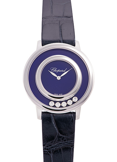 ショパール ハッピーダイヤモンド 209429-1105 ブルー 中古
