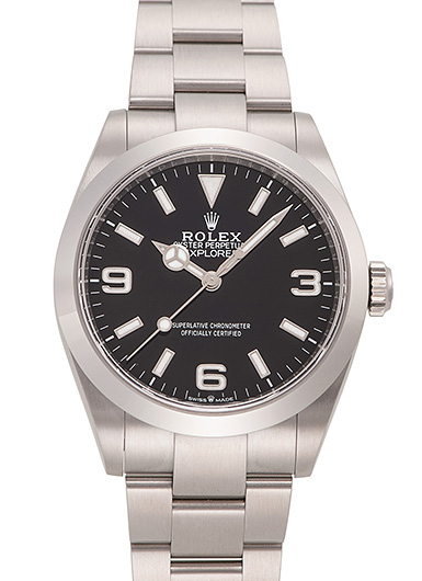 ロレックス エクスプローラー 40 224270 ブラック 中古