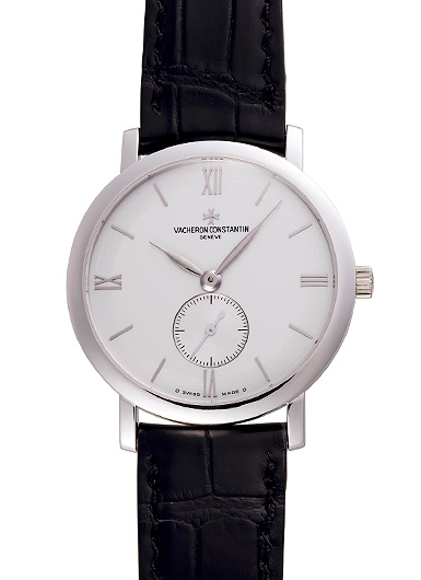 ヴァシュロンコンスタンタン パトリモニー セミフラット 81160/000G-9062 シルバー 中古