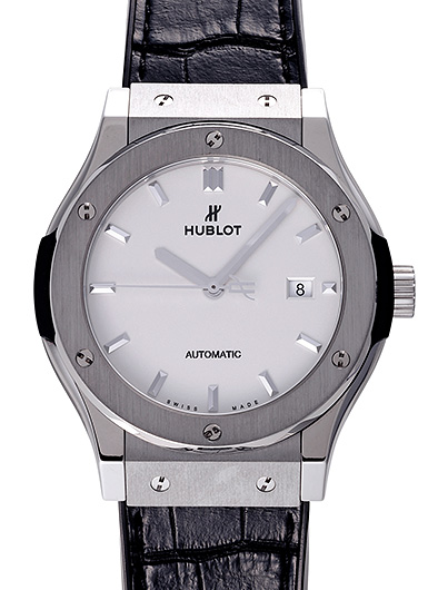 ウブロ クラシック フュージョン 542.NX.2611.LR シルバー 中古