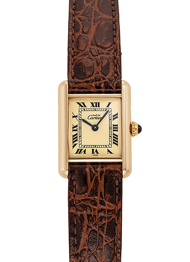 カルティエ マストタンク　ヴェルメイユ W1003154 アイボリー 中古