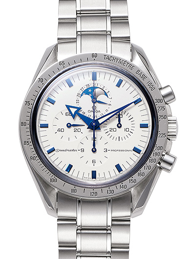 オメガ スピードマスタープロフェッショナル ムーンフェイズ 3575-20 ホワイト 中古