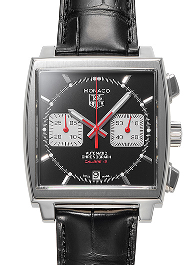 タグ・ホイヤー モナコ クロノグラフ CAW2114.FC6177 ブラック/シルバー 中古