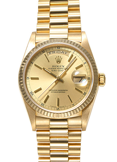 ロレックス デイデイト 18038 ブラウン アンティーク