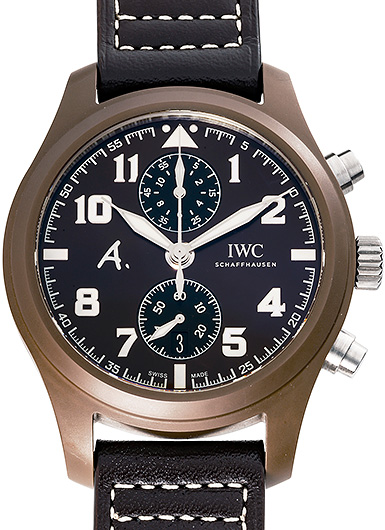 IWC パイロットウォッチ クロノグラフ ラストフライト IW388004 ブラウン 中古