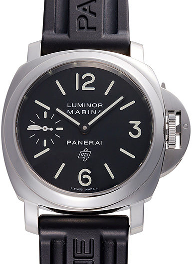 パネライ ルミノール マリーナ ロゴ アッチャイオ PAM01005 ブラック 中古