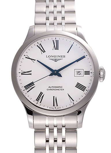 ロンジン レコード L2.820.4.11.6 ホワイト 新品