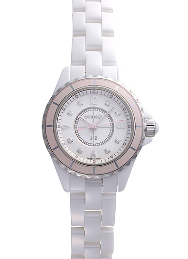 シャネル J12 H4466 ホワイト 中古