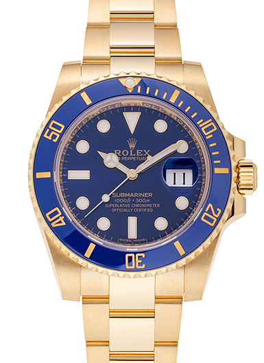 ロレックス サブマリーナ デイト 116618LB ブルー 中古