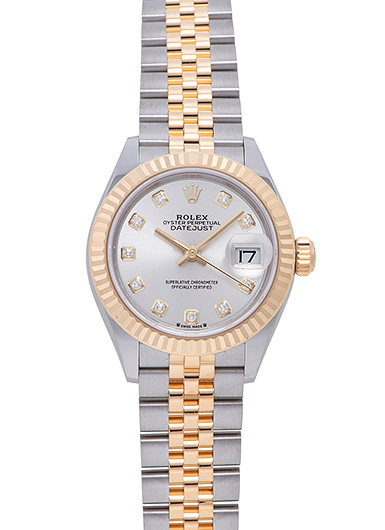 ロレックス デイトジャスト28 279173G シルバー 未使用品