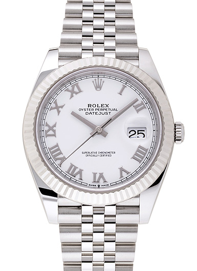ロレックス デイトジャスト41 126334 ホワイト 中古