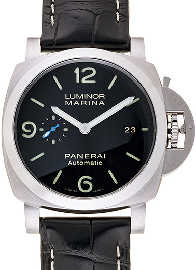 パネライ ルミノールマリーナ1950 3デイズ アッチャイオ PAM01312 ブラック 中古
