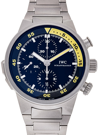 IWC アクアタイマー スプリットミニッツ クロノグラフ IW372301 ブラック 中古
