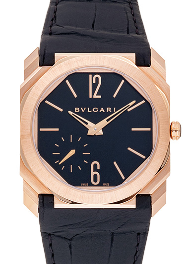 ブルガリ オクト フィニッシモ 103286 ブラック 中古