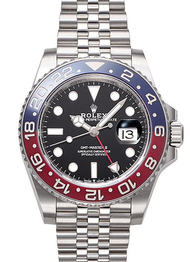 ロレックス GMTマスターⅡ 126710BLRO ブラック 中古