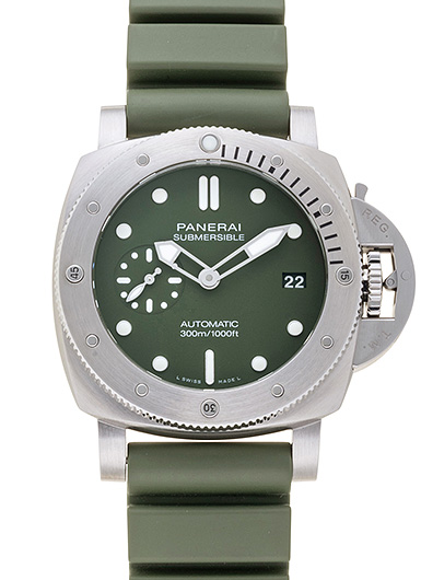 パネライ サブマーシブル PAM01055 グリーン 中古