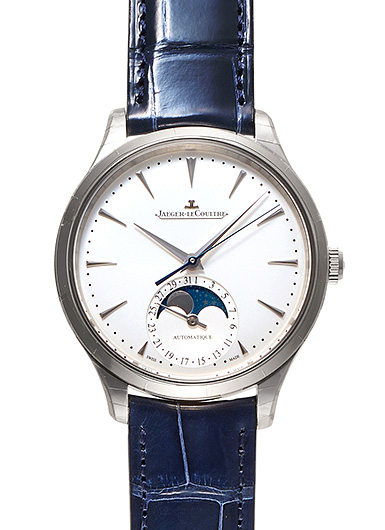 ジャガー・ルクルト マスター ウルトラスリム ムーンフェイズ Q1248420 シルバー 中古