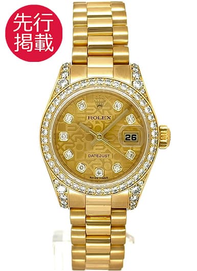 ロレックス デイトジャスト 179158G シャンパン 中古