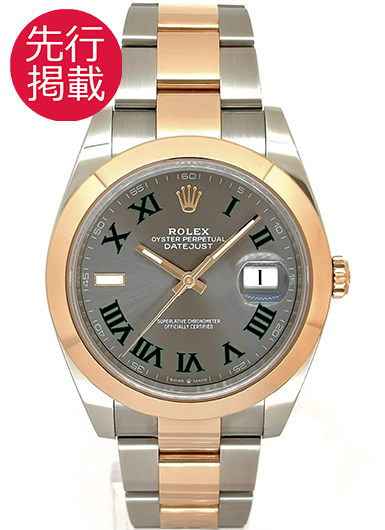 ロレックス デイトジャスト41 126301 グレー 中古