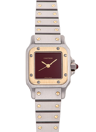 カルティエ サントスカレ 46168381 ボルドー 中古