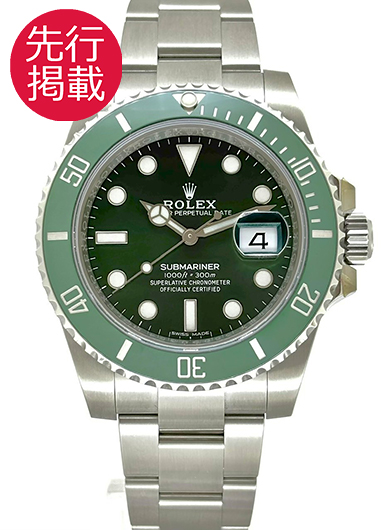 ロレックス サブマリーナ デイト 116610LV グリーン 中古