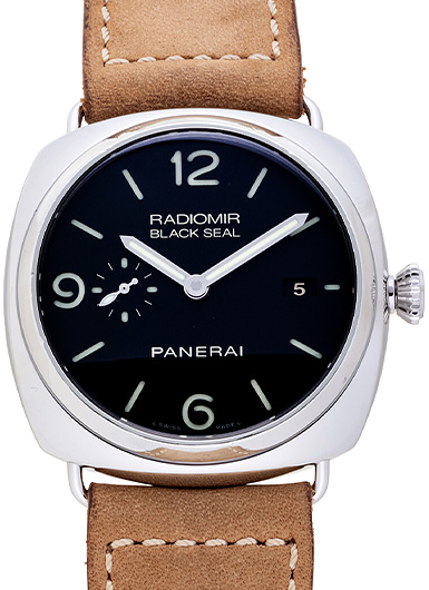 パネライ ラジオミール ブラックシール 3デイズ PAM00388 ブラック 中古