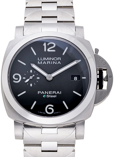 パネライ ルミノール マリーナ グリージョ ロッチャ PAM01358 ブラック 中古