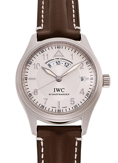 IWC スピットファイア UTC IW325107 シルバー 中古
