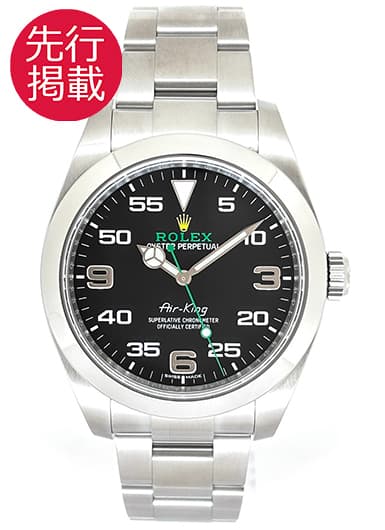 ロレックス エアキング 116900 ブラック 中古
