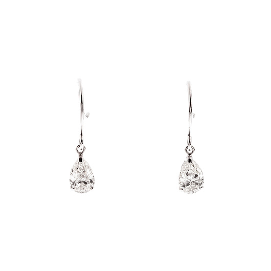ノーブランド ダイヤモンド ピアス 4090450 プラチナ/シルバー 新品