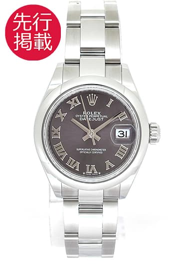 ロレックス デイトジャスト 28 279160 ダークグレー 中古